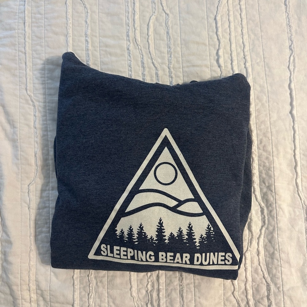 Navy Graphic Hoodie